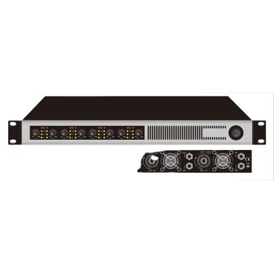 China Yes 8*400 Watt 8 Channel Professional Premium High Class D Power Amplifier System for sale