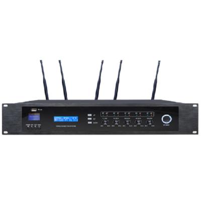 China Metal UHF Conference System Main Controller Wireless Integrated Recorder and MP3 Player for sale