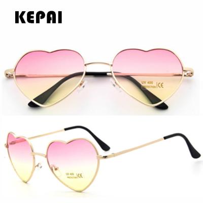 China Wholesale fashion sunglasses china italian brand red heart sunglasses for women for sale