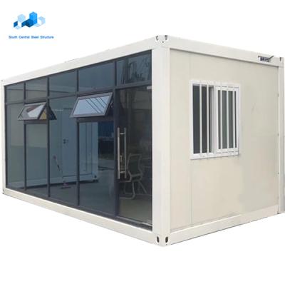 China 20ft Modern Mobile Flat Pack Container Hotel Luxury Prefab Container Cafe for sale