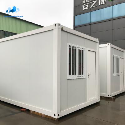 China Cheap Modern Ready Made 20ft Flat Pack Modern Prefab Container Houses Cabin For Sale for sale