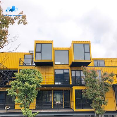 China Small Modern Modified Prefab Shipping Container Hotel for sale