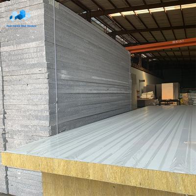 China Modern factory high quality rock wool sandwich precast wall panel for sale