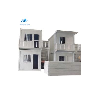 China Puerto Rico Modern Modular Prefab Homes Rock Wool Sandwich Panel Construction Shipping Container House For Sale for sale