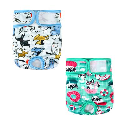 China Famicheer BSCI Hemp Dog Diaper Printed Charcoal Diaper Soft Dog for sale