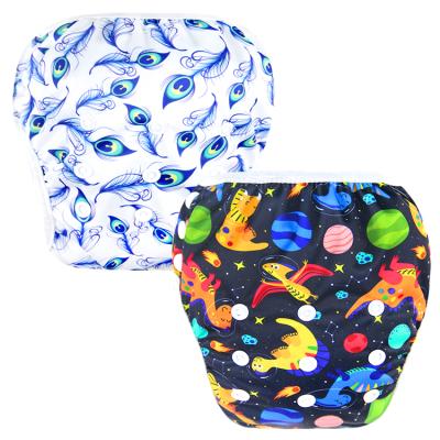 China Famicheer BSCI 2021 Printed High Quality Swim Diaper One Size Adjustable Reusable Swim Diaper for sale