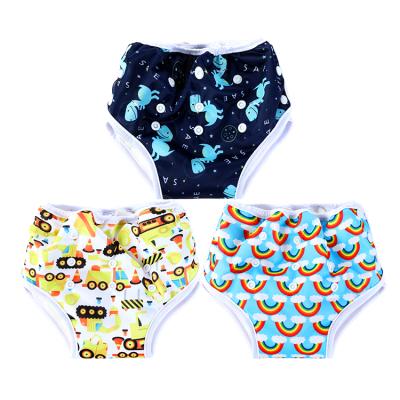 China Famicheer Printed 8 Pack Potty Training Pants For Boys Girls Baby Animal Print Pants Leak-Proof Exercising for sale