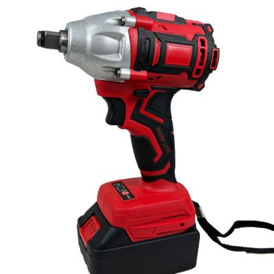 China Hot Selling M12-M18 Shopee/AliExpress Brushless Electric Impact Wrench with 2 Battery Portable Cordless Wrench for sale