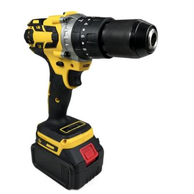 China Construction 3 in 1 Brushless Electric Hammer Drill 20+3 Torque 13mm Impact Cordless Power Drill for sale