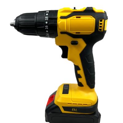 China High quality household power drill lithium battery impact cordless brushless electric drill for sale