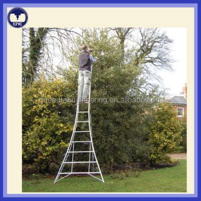 China Aluminum Folding Ladders Tripod Clips Pruning Ladder for sale