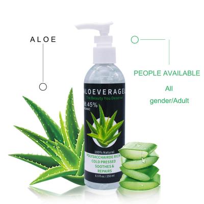 China Skin Revitalizer Republic 100% Pure Soothing Aloe Vera Face Care Expoliating Gel Forever Private Label 250ml/Bottle For Face for sale