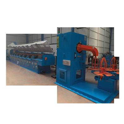 China Straight Type High Speed ​​Low Noise Welding Iron Steel Wire Drawing Plant Machine for sale