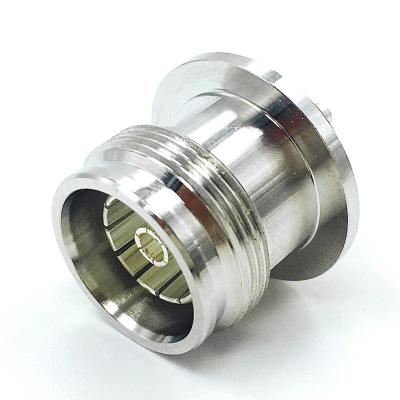 China BAS PIM Bulkhead Mount RF Attachment 7/16 DIN RF Female Connector For Equipment for sale