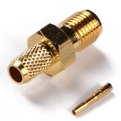 China RF Male SMA Coaxial Connector For PCB RG402 316 174 LMR400 SMA-M for sale