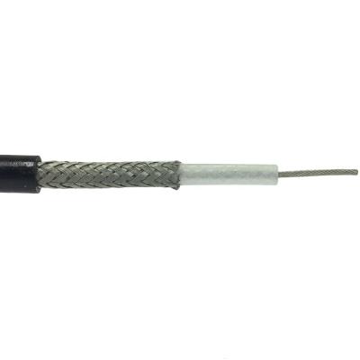 China Flexible FEP RG58 PVC Jacket Coaxial Single Shielded Coaxial Cable for sale