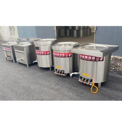 China Vegetable Processing Plant Multifunctional Electric Pot Gas Heating Type 100 Liter Stainless Steel Cooking Equipment for sale