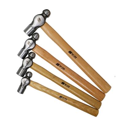 China Machinist Hammer MEIGAO111 Round Head Hammer Frame Hammer Wood Handle High Strength Carbon Steel Multi Purpose Round Head Tool Hammer for sale