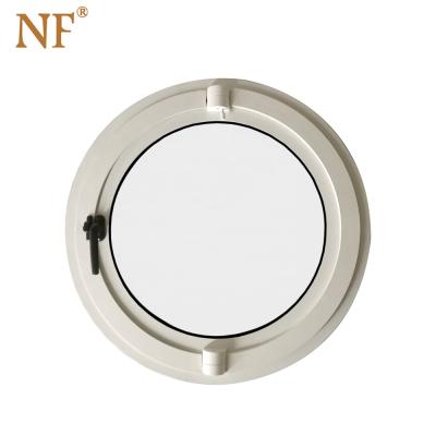 China Aluminum Folding Screen Circular Shape Window Fixed Round Aluminum Frame for sale