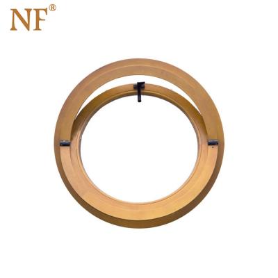 China Magnetic Screen N-F Round Windows That Open Impact Resistance Hurricane Proof Fixed Round Arch Window for sale