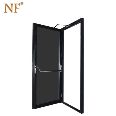 China Hot Sale European Heat Insulation Aluminum Casement Door Double Glazed Swing Door for sale