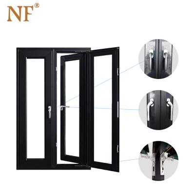 China Latest Magnetic Cheap Window Design Replacement Aluminum Casement Window for sale