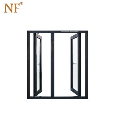 China 2022 New Products Professional Folding Window Double Glazing Patio Door Casement Triple Glazed Windows for sale