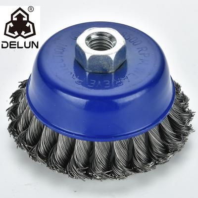 China High quality 4 inch wire cup brush good performance and twisted durable cup wire cup brush for sale