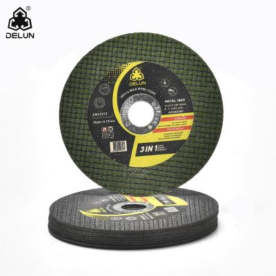 China DELUN OEM Durable High Quality Green 4inch Abrasive Cutting Wheel for sale