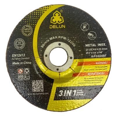 China Stainless Steel 7inch 180x6x22.23 Recessed Resin Floor Blade Cutting Disc for sale