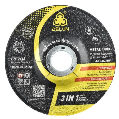 China Stainless Steel Cutting Disc For Metal Stainless Steel Abrasive Cut Off Disc 125mm Grinding Wheel for sale