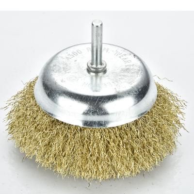 China High Quality 2.5inch Cleaning Cup Brush Cup Brush High Quality Cup Brush MPA Shaft Steel Wire for sale