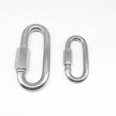 China Heavy Industry Hardware Supplier Product 304 Stainless Steel Quick Link With Screw for sale