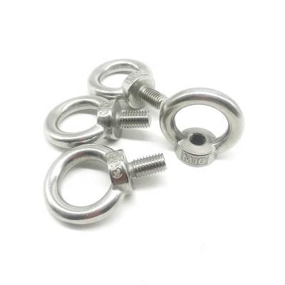 China Heavy Industry Stainless Steel Oval Swivel Eye Bolt And Eye Steel Forged Lifting Nut for sale