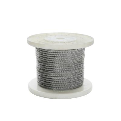 China Steel Wire Rope Stainless Steel Wire Rope , Different Construction Wire , 7*7 1.2 Mm Stainless Steel Wire Rope for sale