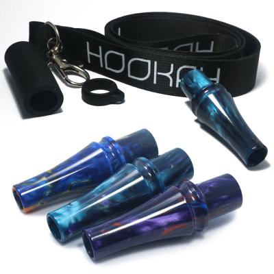 China Handmade Hookah Smoking Accessories Nargile Tips Stainless Steel Narguile Chicha Shisha Hookah Glass Mouthpiece for sale