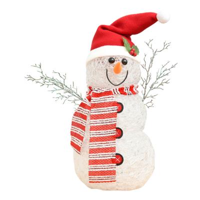 China Christmast Ornament New Product Ideas 2021Red Hat Led Christmas Snowman Outdoor Decorations For Holiday Atmosphere Ornaments for sale