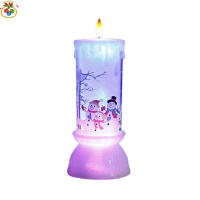 China 3 AAA Batteries ZF-020 Weijiule New Factory Price New Creative Plastic Printed Candle Led Electronic Candle for sale