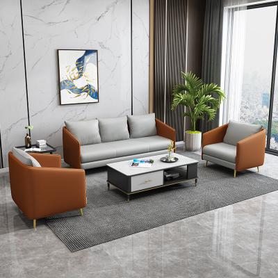 China Other science technology fabric combination sofa meeting place three fabrics single sofa small double sofa rental apartment for sale