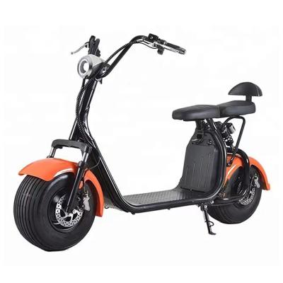 China Fashionable 1000w electric bike to work lithium battery wide tire ride motorcycle citycoco adult scooter for sale