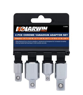 China Kolarwin 4pc Chrome Vanadium Slotted Adapter Kit for sale