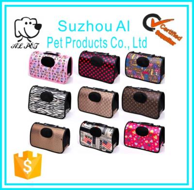 China Sustainable Pet Products Wholesale Outdoor Pet Handbag Backpack Dog Carrier Bags for sale