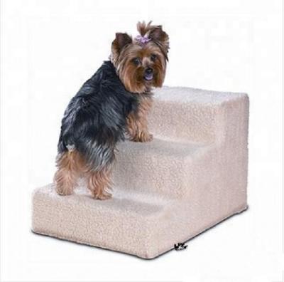 China Durable Indoor Portable Removable 3 Step Stairs Cat Dog Pet Stairs for sale