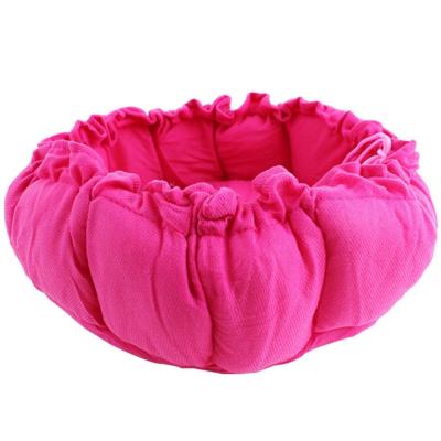 China Viable Pet Nest Small Dog Pet Products In Autumn And Winter Pumpkin Dog Bed for sale