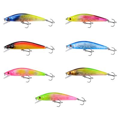 China ABS OEM 105mm Saltwater 15.7g 3d Plastic Floating Artificial Hard Baits Eyes Minnow Hard Lures for sale