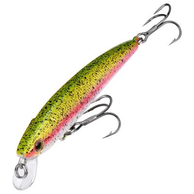 China ABS Plastic Hard Bait Beach PESCA Bass Fishing Minnow Small Lure Fishing Long Trolling for sale