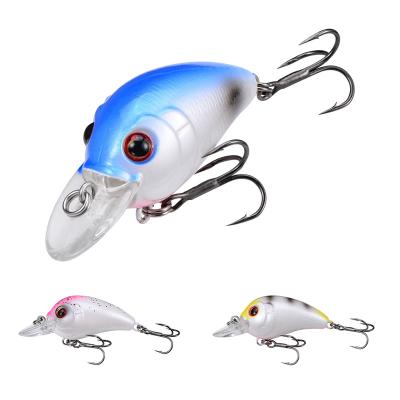 China Swim 33mm 2.3g Bass Artificial Hard Fishing Lures Vivid Crankbait Tackle Swim Bait for sale