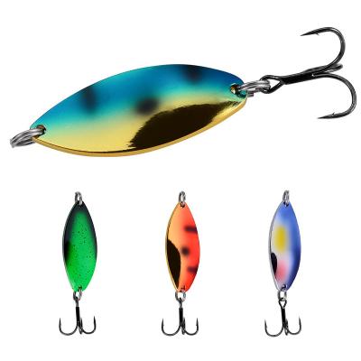 China OEM Style Bright Colorful 21g ODM New Style Hard Fishing Metal Spoons Saltwater for sale