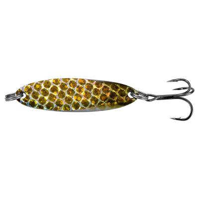 China Bright Color Crochet Fishing Metal Spoons Artificial Saltwater Single Spinner Bait Casting Lure Fishing Lure for sale