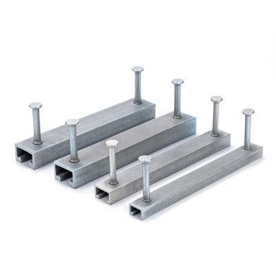 China Connecting steel structure such as support hanger. Factory Wholesale High Quality Steel Embedded Slotted Strut Channel for sale